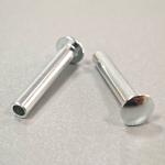 Bright Finish Stainless Steel Flat Round Head Semi-tubular Rivets