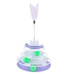 Indoor Cats Interactive Cat Ball Track Tower Toy With Six Colorful Balls