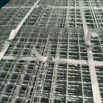 Steel Grating with Steel Frame, 40x4mm Bars Oil & Chemical Resistant Platform