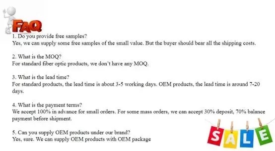 1M 3M 5M 10M 20M 30M LC To LC Fiber Optic Patch Cord Jumper Cable SM Simplex Single Mode Optic Cable For Network