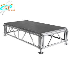 Wholesale School Dance Concert Stage Platform Acrylic Material Red Black Color from china suppliers