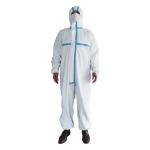 Anti Dust Uniforms Disposable Protective Gowns Non Porous Ventilation Block