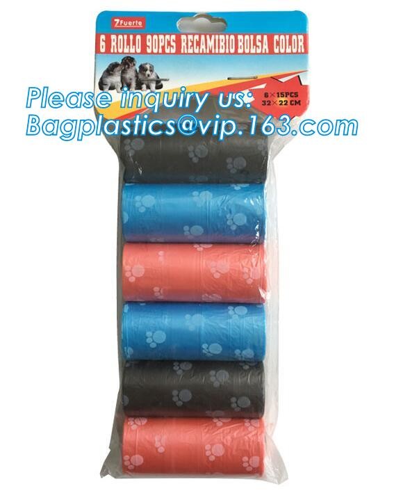 Garbage bag Dog poop bags T-shirt Plastic bag Laundry bags trash bag Nappy Sacks Produce bag die cut/loop handle bags Dr