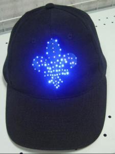 Wholesale Adult Summer Gift Black Cotton Cap With Shining Led Cap light from china suppliers
