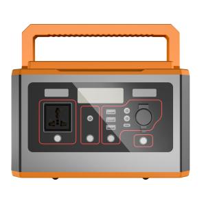 Wholesale Eu Warehouse Portable Power Station Home Camping Emergency Energy Storage 500w from china suppliers