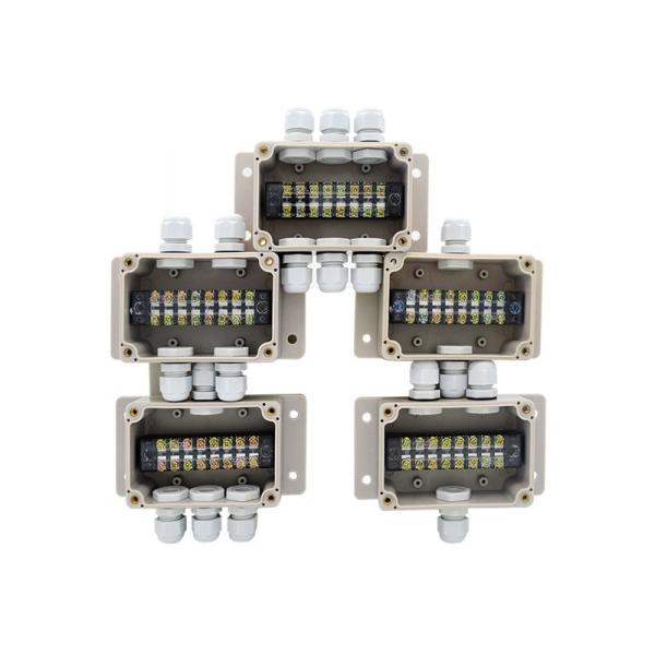 IP65 Waterproof Cable Distribution Junction Box 100*68*50mm With Terminal Blocks
