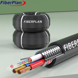 Wholesale 4 6 8 12 24 Core Optoelectic Composite Fiber Optic Cable from china suppliers
