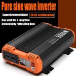 1800W 2500W Power Inverter Dc 12V To Ac 220V Power Inverter Pure Sine Wave With