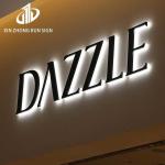 3d company name 3 d letter night light multi colour for shop store sign board
