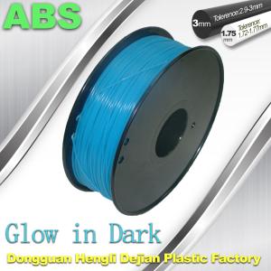 Wholesale 1.75 / 3.0mm Glow In The Dark ABS Filament Good Performance Of Electroplating from china suppliers