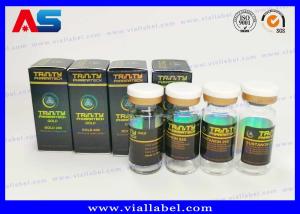 Wholesale Pharmaceutical Peptide Sarms Paper Vial Packaging Box Hologram Logo UV Coating 10ml bottle labels from china suppliers