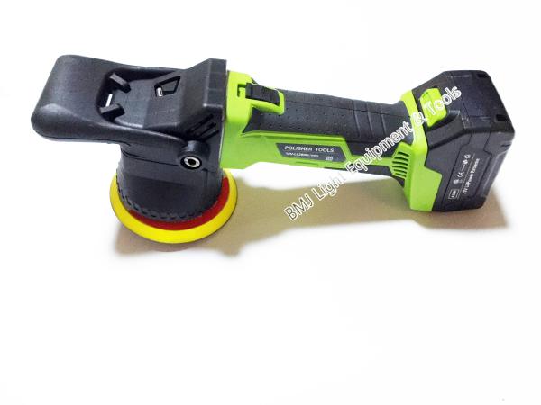 cordless dual action random orbital car polisher With battery charger 18v 400w