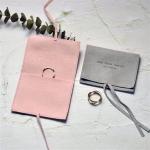 Bulk Women Microfiber Jewelry Pouch Bags Organizer Travel Microfiber Earrings
