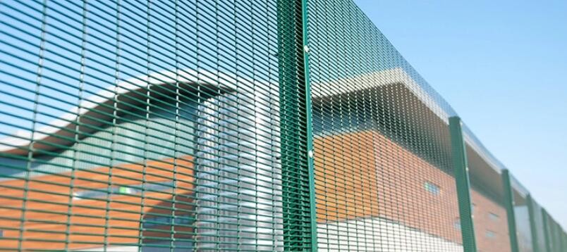 Q195 Steel 2997mm Anti Climb Security Fencing Clearvu Invisible Wall