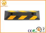 Reflective Durable Rubber Car Parking Wheel Stops for Trucks 550*150*100 mm