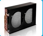 3HP 2 fans Air Cooled Condenser , freezer Refrigeration condenser FNF-7.2/26 for