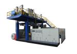 HYBM1000L-1LAYERS Extruder Blow Moulding Machine with 40kw Die Head Heating