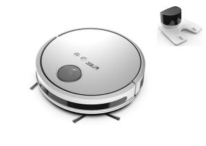 Wholesale 0.45L Water Tank Robot Floor Mop Cleaner With Big Dustbin 0.6L Low Noise from china suppliers