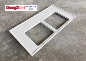 Wholesale Lab Project Chemical Resistant Countertops Double Sink Hole Light Grey Color from china suppliers