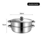 Hot Selling Cookware Cooking Food Steamer Stainless Steel Steamer Pot Kitchen