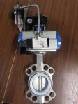 Pneumatic Butterfly Valve , Pneumatic Operated Butterfly Valve By Spring Return