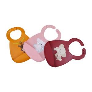Wholesale Custom Baby Tableware Set Waterproof Soft Silicone Bibs For Baby from china suppliers