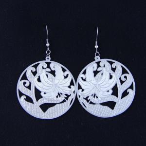 Wholesale Fashion High Quality Ladies Women Girls Stainless Steel Earrings LEF127 from china suppliers
