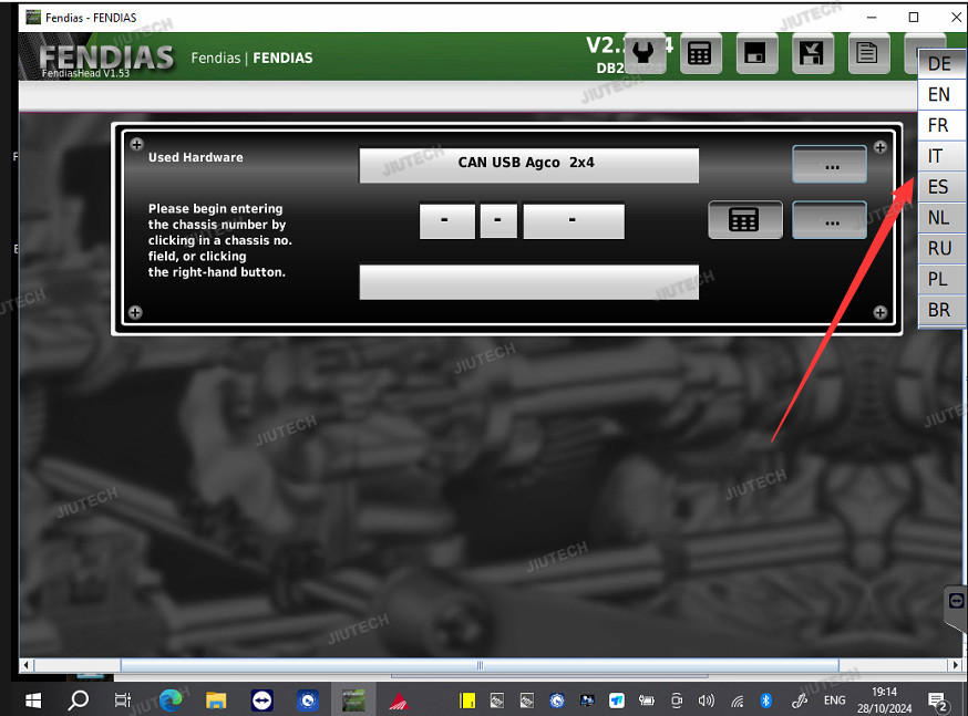 For AGCO diagnostic tool FENDT FENDIAS Latest Software Support AGCO Canusb tool