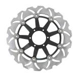 6 Mounting Holes 296MM Stainless Steel Motorcycle Floating Brake Disc Rotor for