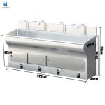 Foot Operated Hospital Scrub Sink Medical For Patient Care Clinical Washbasin