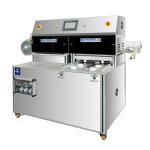 Vertical Style Fruit Vegetable Packing Machine MAP Tray Sealing Equipment