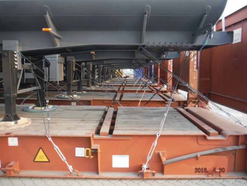 50 -55Cbm Stainless Steel Tanker Semi Trailer , 3 Axle Gasoline / Diesel Fuel Tank Trailer