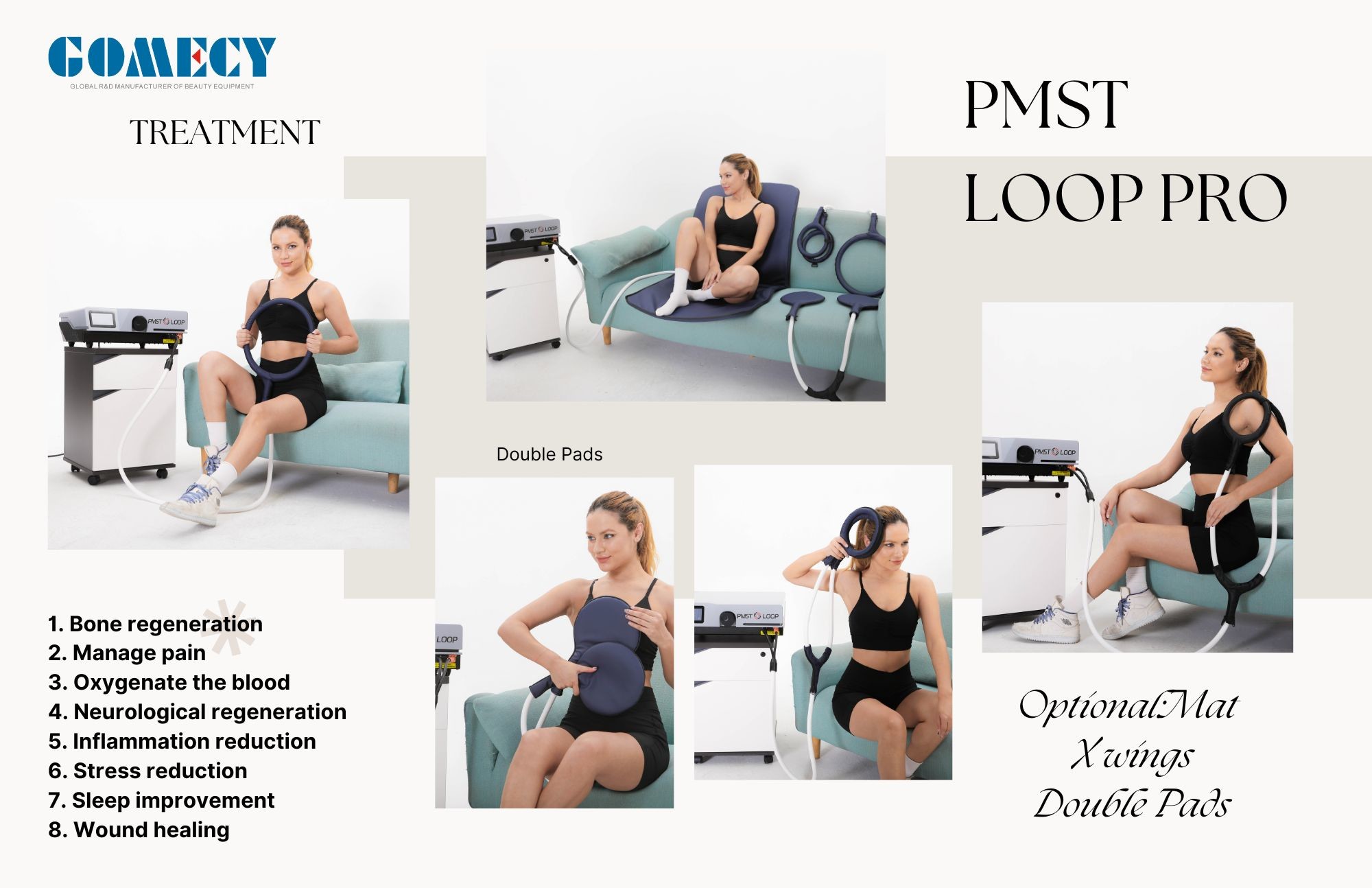 Pmst Pemf Loop Mat Magnetic Therapy Device For Pain Full Body Physical Therapy
