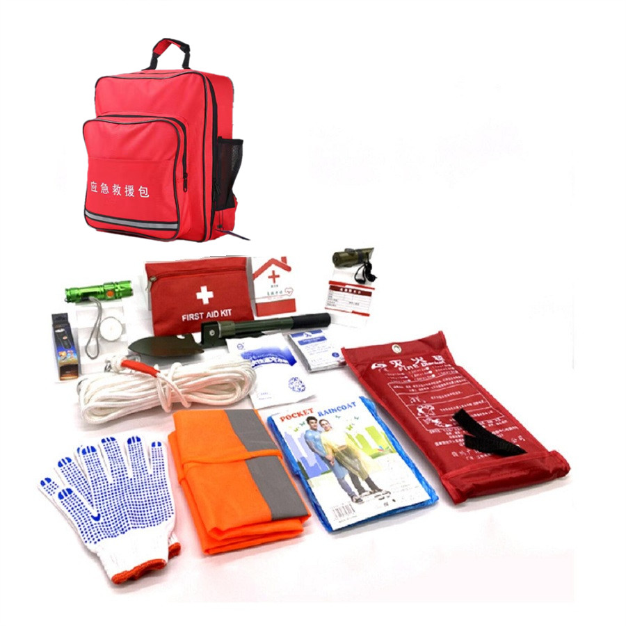 Emergency First Aid Kit Survival Gear Kit Outdoor Emergency Medical Fire Rescue Bag Travel First Aid Kit