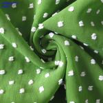 F5742 100% polyester swissdot fabric jacquard for lady fashion