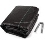 PP Woven Weed Control Ground Cover Mat Geotextile for Greenhouse and Farm 3.81