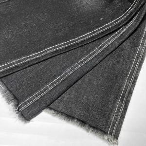 Wholesale Sulfur Raw Black Twill Denim Textile 12 oz 170cm from china suppliers
