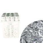 Eco Friendly 12pack Silver Slip Party 12 Inch Confetti Cannon
