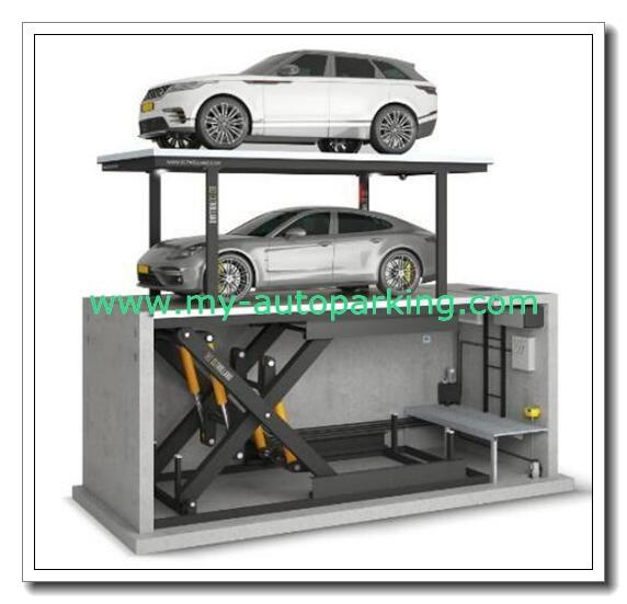 Scissor Underground Car Lift for Basement Car Stack Underground Car Lift Price