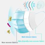 Fluid Resistant 3 Layer Non Woven Mask Hypoallergenic Skin Friendly