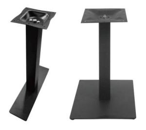 Wholesale Pedestal Powder Coated Bar Table Legs Mild Steel Table Bases For Commercial Furniture from china suppliers