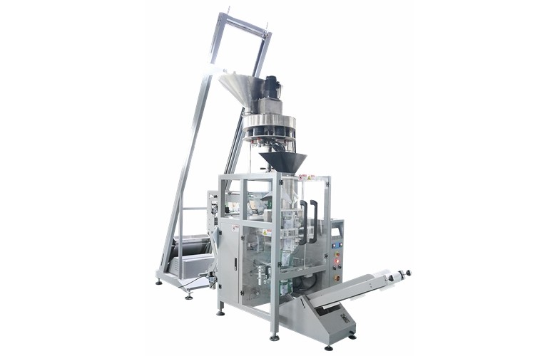 High Speed Granule Bean / Sugar / Salt Automated Packing Machine With PLC Control Multi - Function