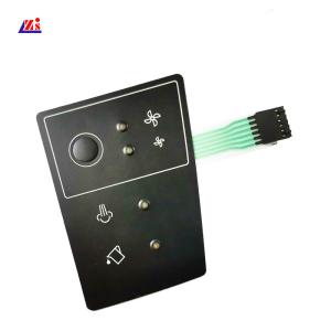 Wholesale Stainless Steel Domes Backlit Membrane Keyboard Embossed 24V from china suppliers