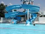 3m Height Fiberglass Water Slide Kids Playground Rides For Pool