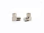RF Adapter F Male to Female Right Angle