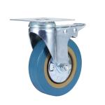 45kg Load Capacity Rotating Wheel Zinc Plated PU Caster for Industrial