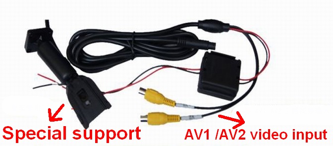 Ouchuangbo 3.5 inch digital screen Rear view mirror 960*240 automatic signal detection OCB-RV352