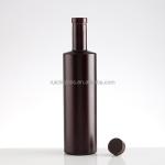 Super Flint Glass Mini Round Bottle with Heavy Cork Top 100ml 200ml 250ml 500ml