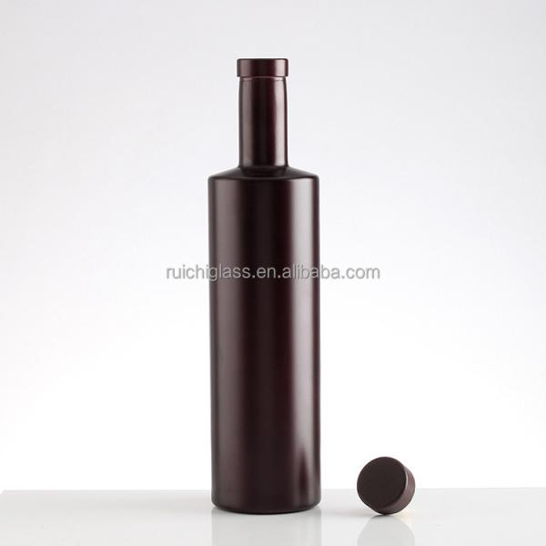 Super Flint Glass Mini Round Bottle with Heavy Cork Top 100ml 200ml 250ml 500ml