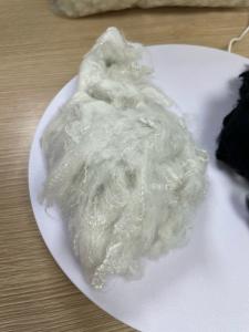 Wholesale Polyester Staple Fiber 0.7D×32mm, Melting Point Of 110-260°C Synthetic Textile Fiber from china suppliers